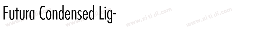 Futura Condensed Lig字体转换
